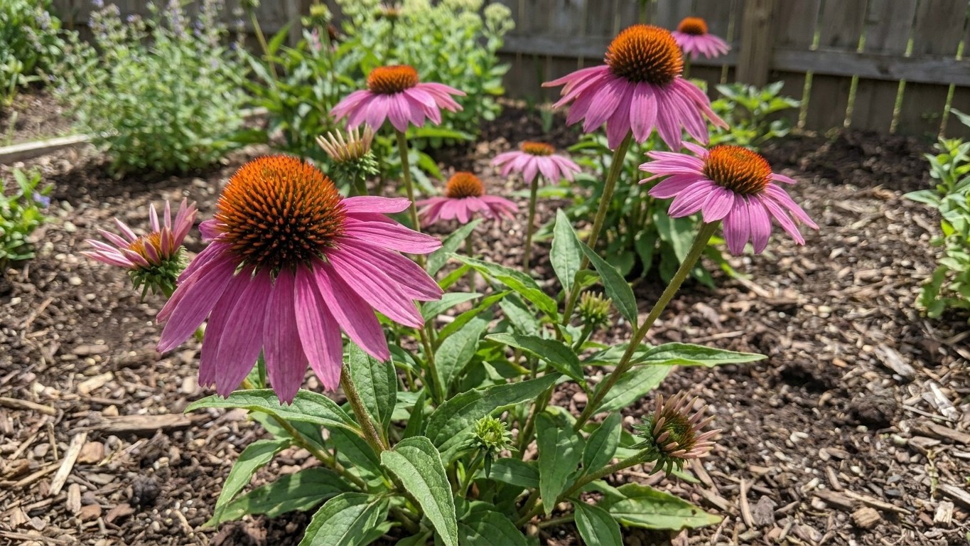 Echinacea purpurea: Hardiness, Drainage and Dividing