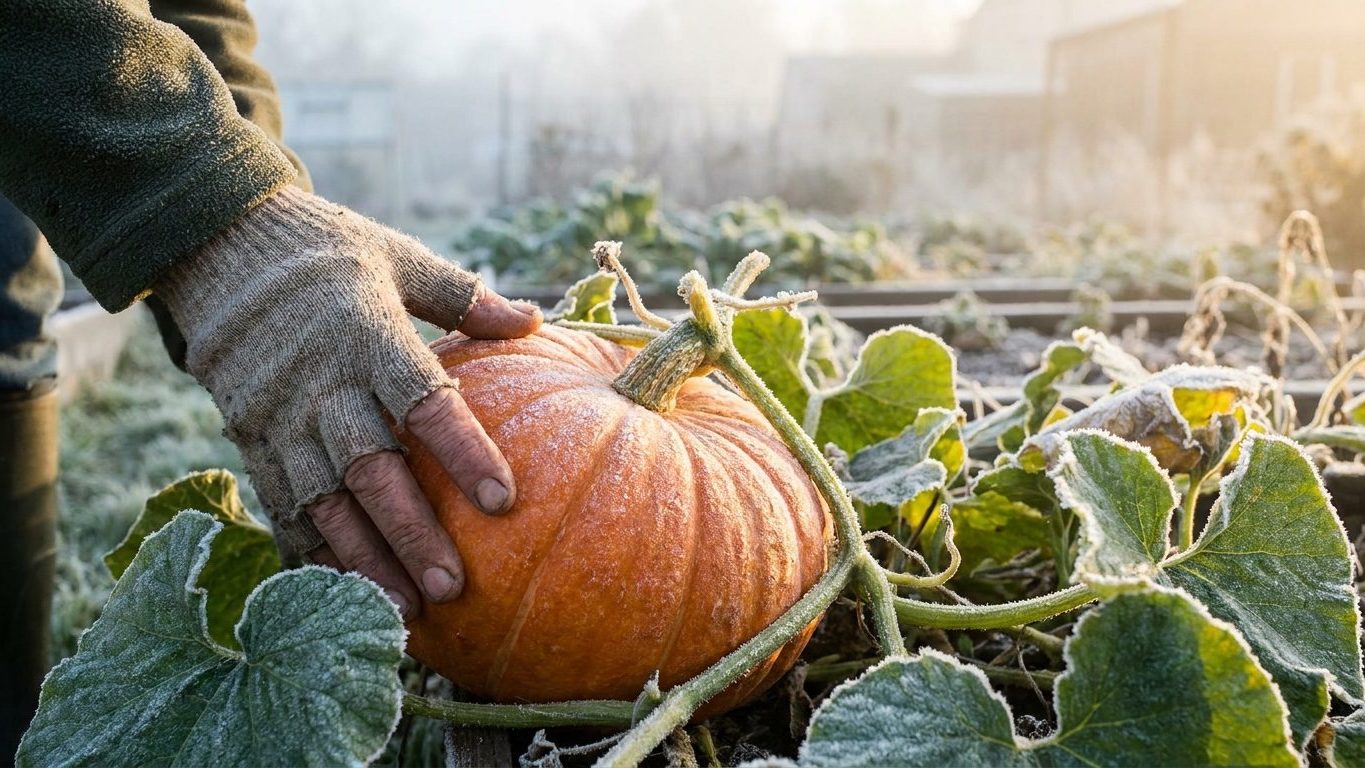 Frost, and the Last Days of the Squash Patch