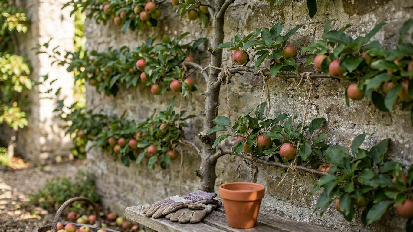 Espalier: Growing an Apple Tree Flat Against a Wall