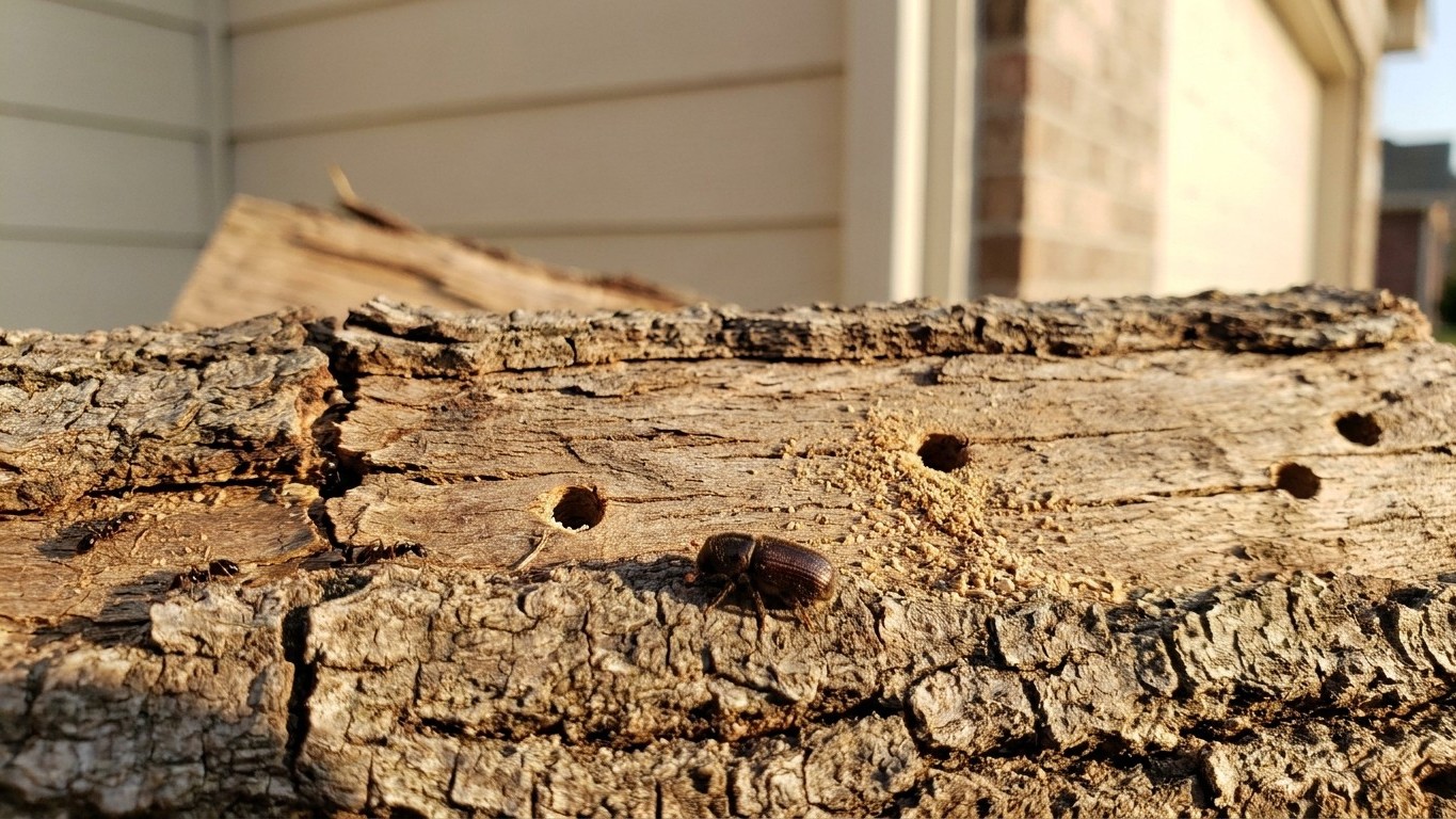 There Are Insects in Your Firewood