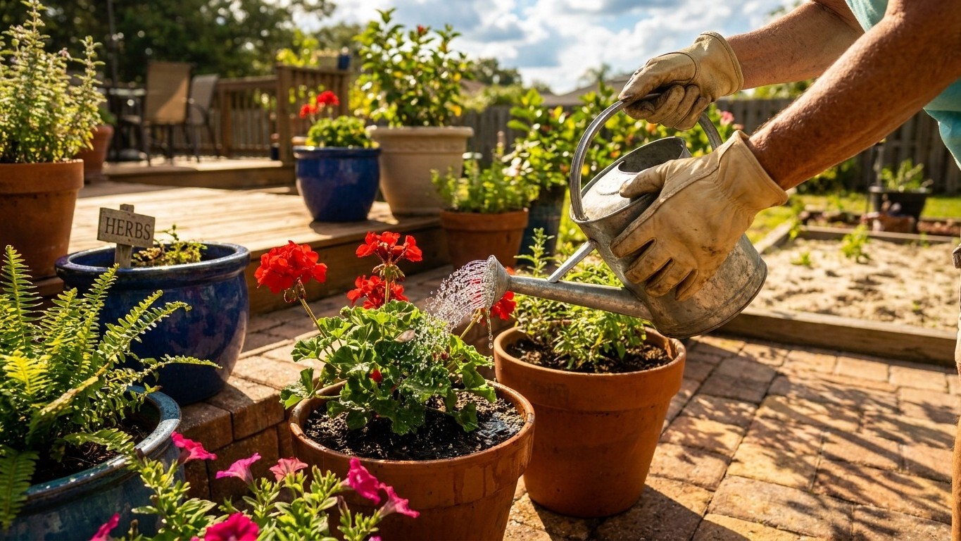 Watering Pots and Containers in Florida