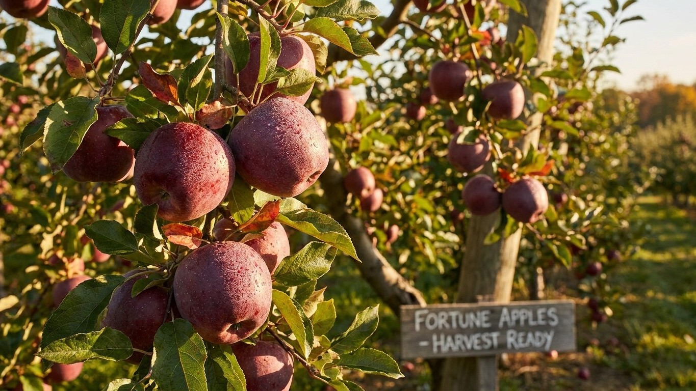 Fortune Apple: Ripening Mid to Late October, and What to Plant Beside It
