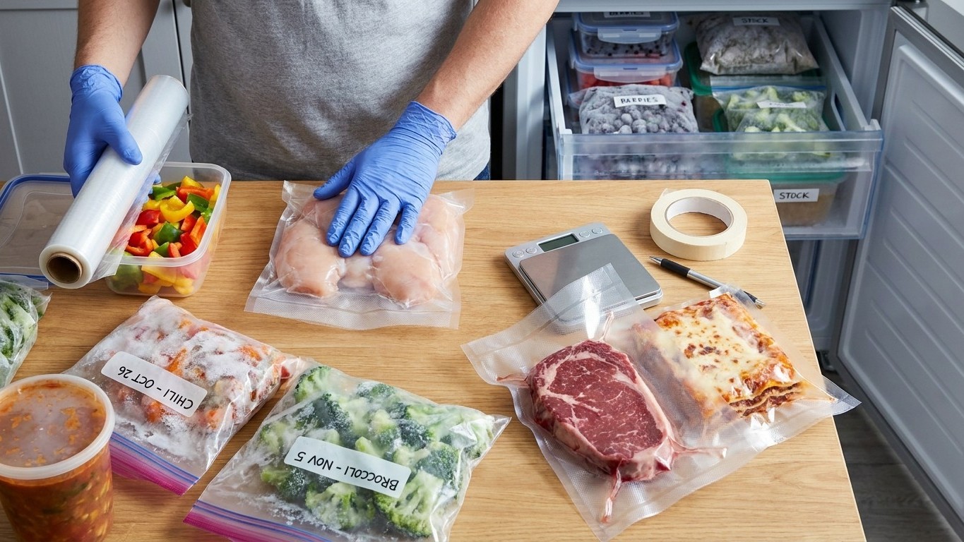 Packaging Food for the Freezer: Air Is What Ruins It