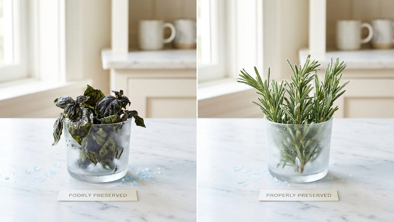 Freezing Herbs: What Works and What Turns to Sludge