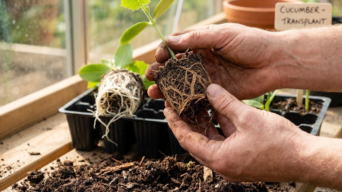 Direct Sow or Transplant? Cucumbers Have a Preference