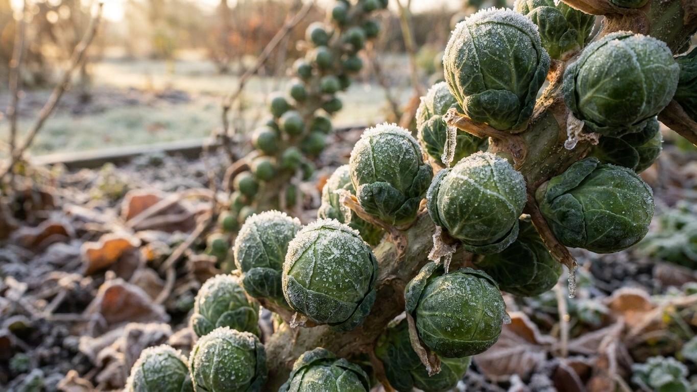 Why Frost Sweetens Brussels Sprouts: The Sugars Concentrate