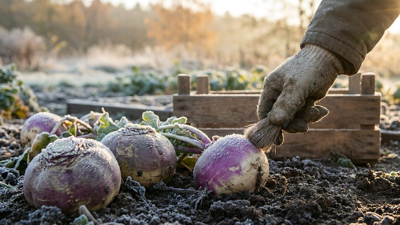 Leaving Turnips Out for the Frost