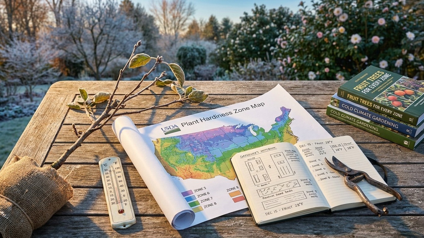 Fruit Trees and Small Fruit: Hardiness, Site and Cropping