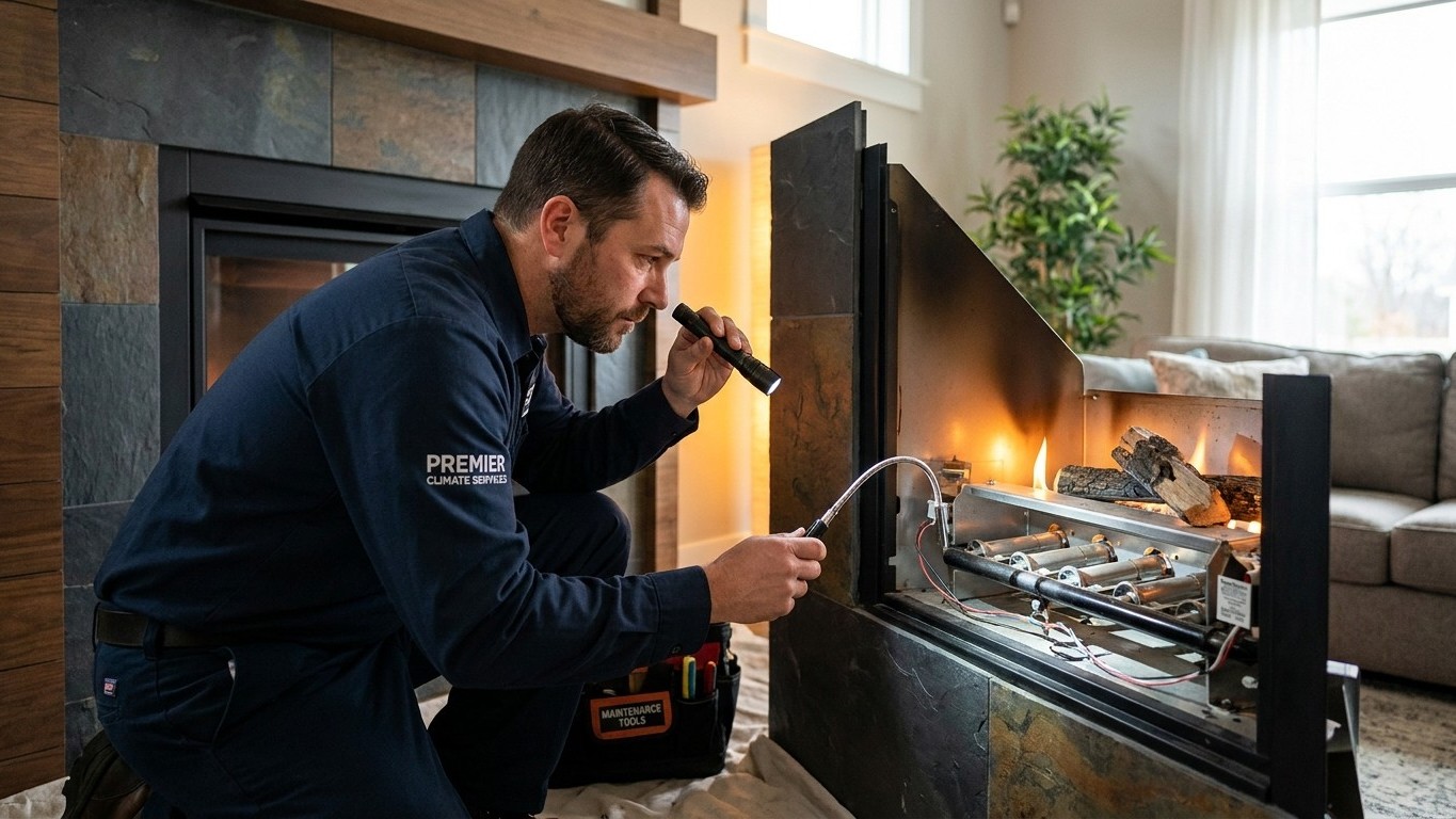 What a Gas Fireplace Needs Once a Year