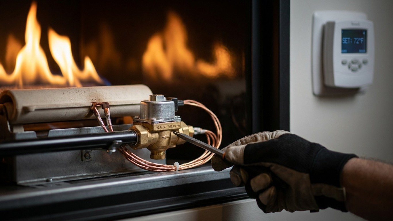 Running a Gas Fireplace on a Thermostat