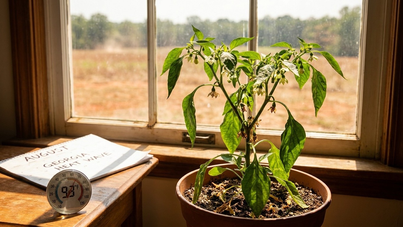 Growing Peppers in Georgia: Fruit Set, Heat and Timing
