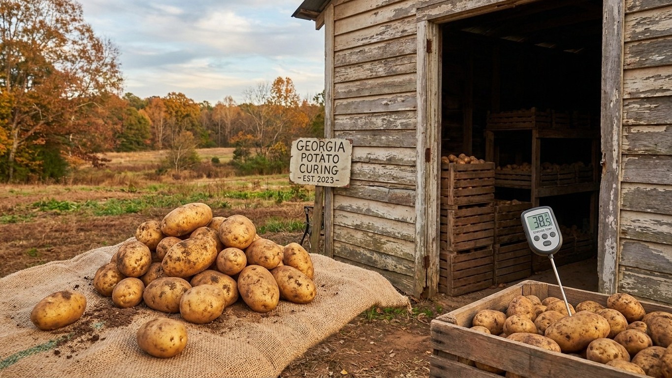Harvesting and Storing Potatoes in Georgia
