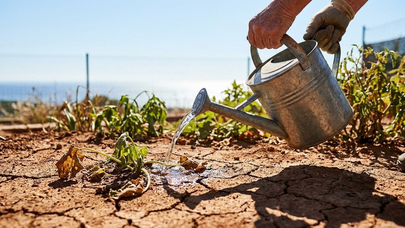 Watering Through a Dry Spell in Georgia