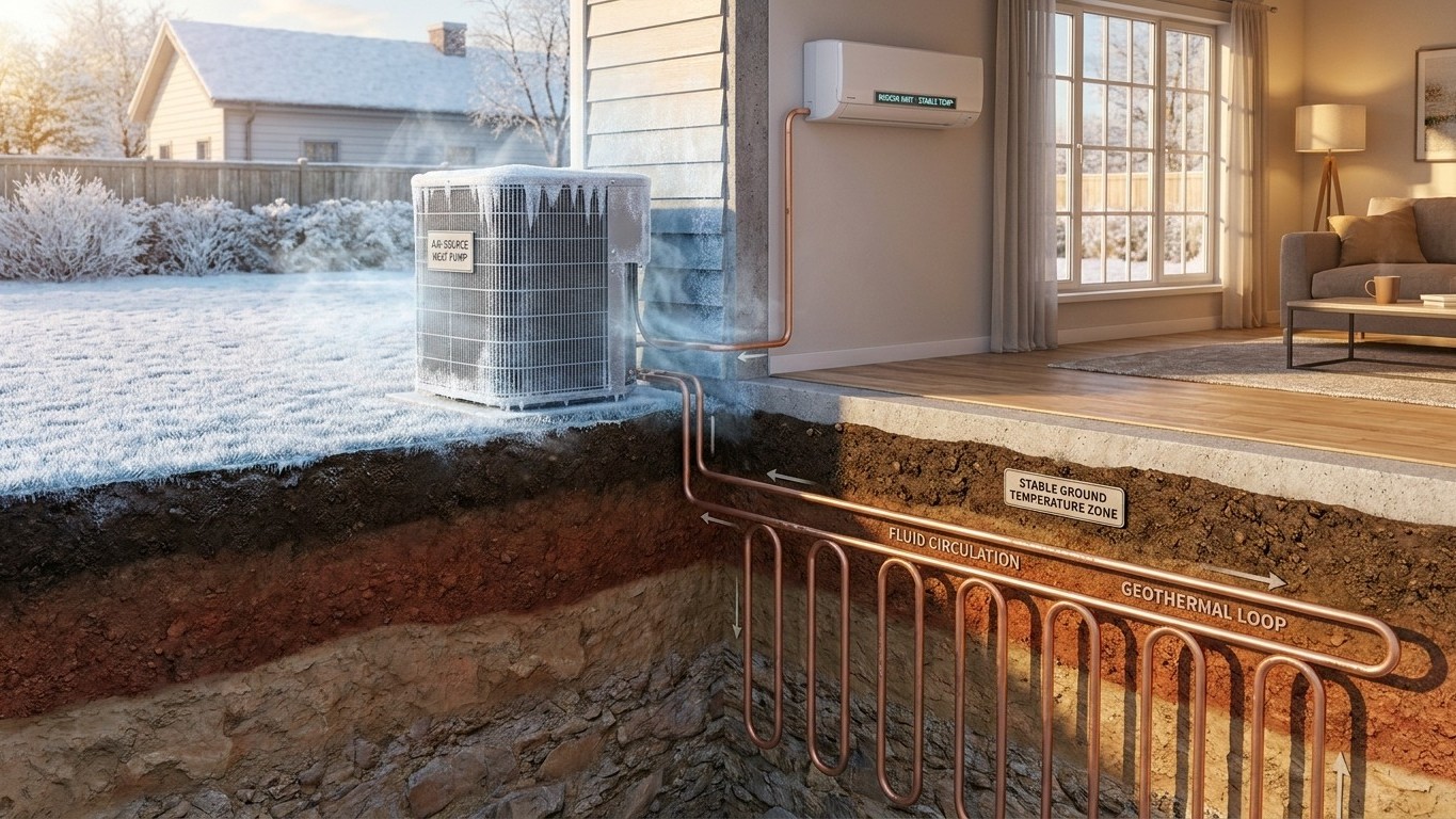 Ground-Source Heat Pumps: The Same Idea, a Different Reservoir