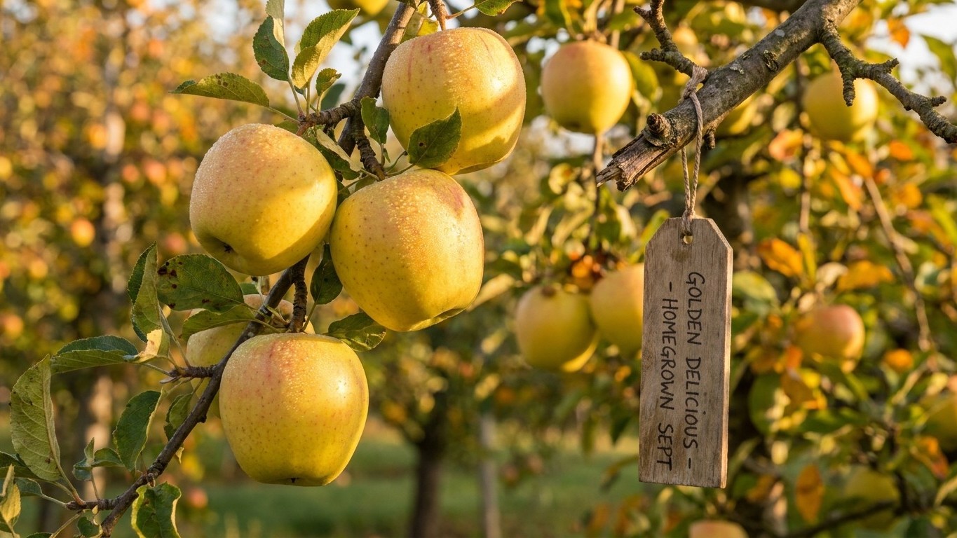Golden Delicious Apple: Ripening Late September, and What to Plant Beside It