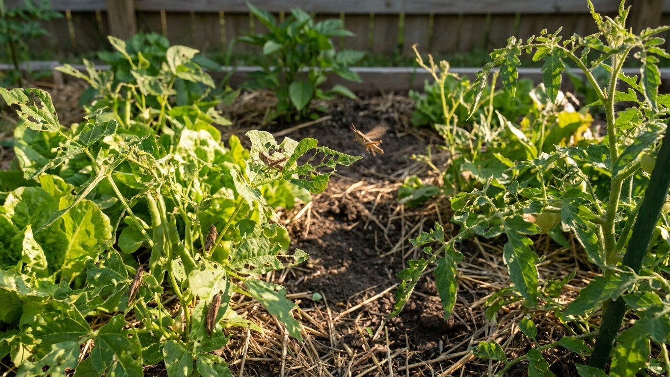 Grasshoppers Damage: How to Recognise It