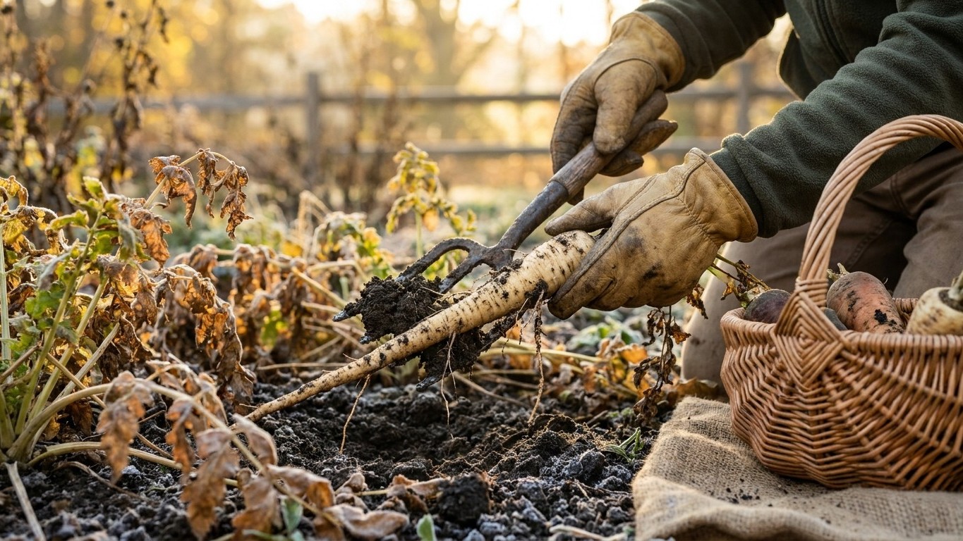 Harvesting Parsnips: In Autumn, or Left for Spring