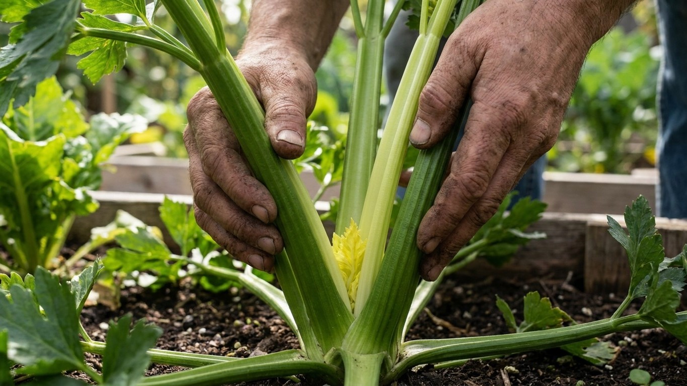 Harvesting Celery One Petiole at a Time