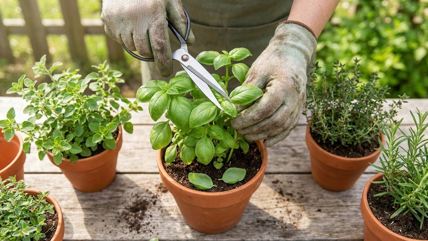 Cutting Herbs So They Keep Producing