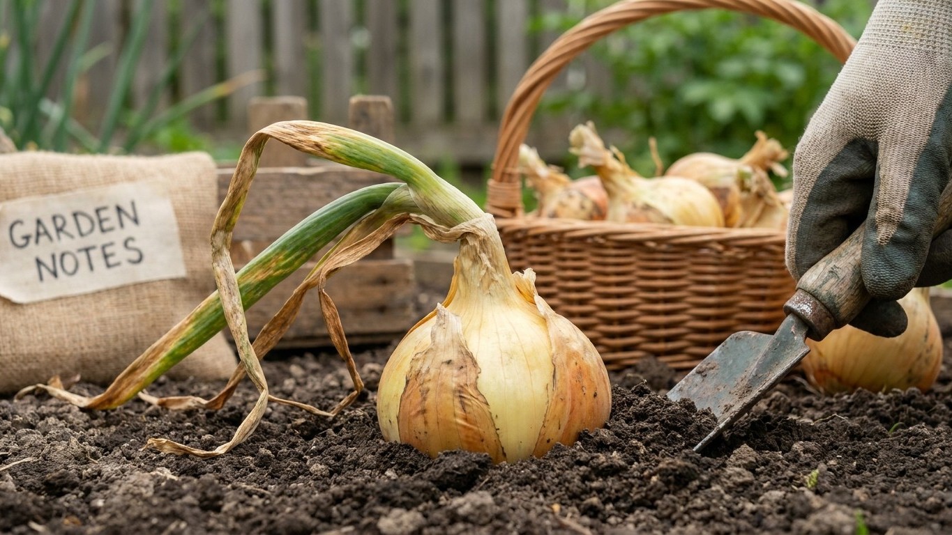 When to Harvest Onions