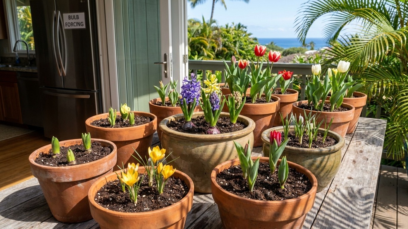 Growing Spring Bulbs in Containers in Hawaii