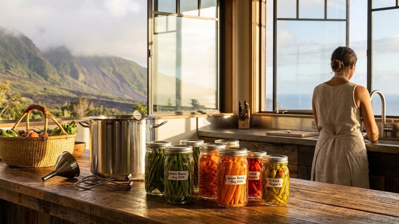 Canning at Altitude in Hawaii: What Your Elevation Changes