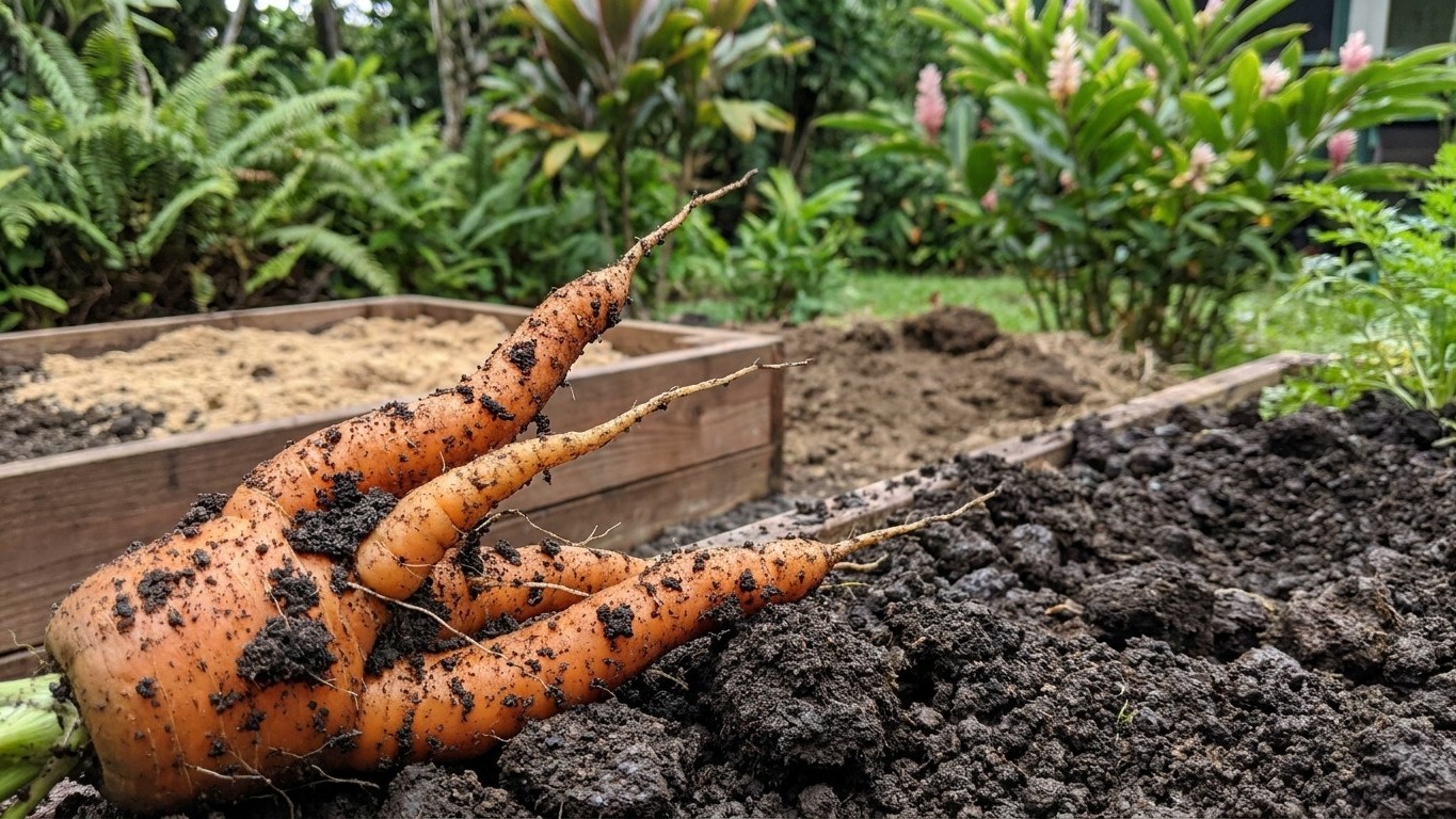 Growing Carrots in Hawaii: Soil, Sowing and Forked Roots