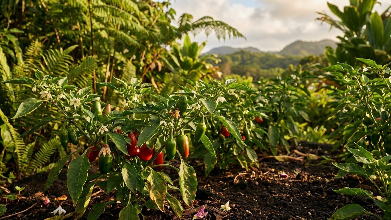 Growing Peppers in Hawaii: Fruit Set, Heat and Timing