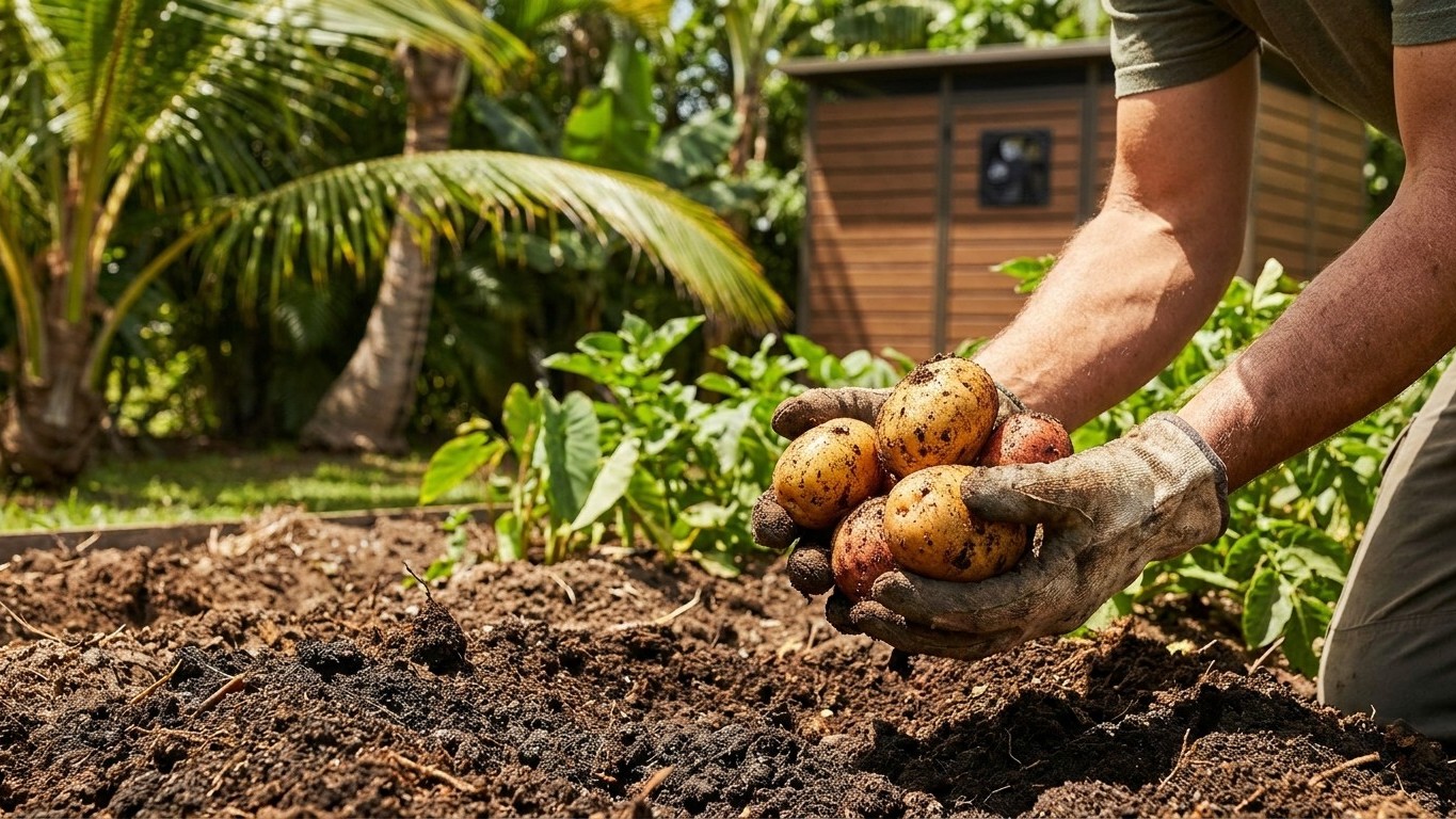 Harvesting and Storing Potatoes in Hawaii