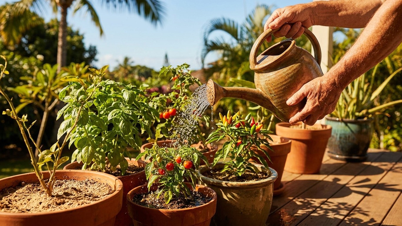Watering Pots and Containers in Hawaii