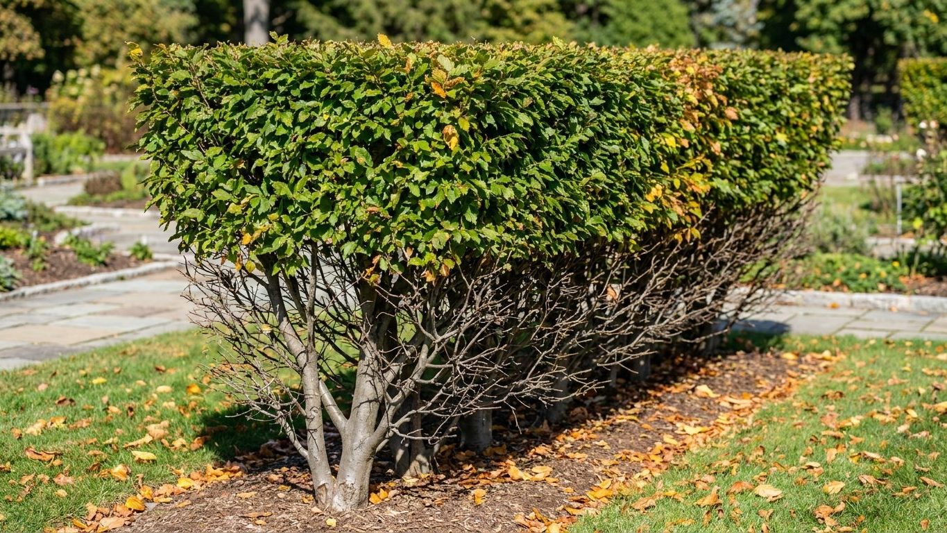 Why Hedges Go Bare at the Bottom, Whatever the Species