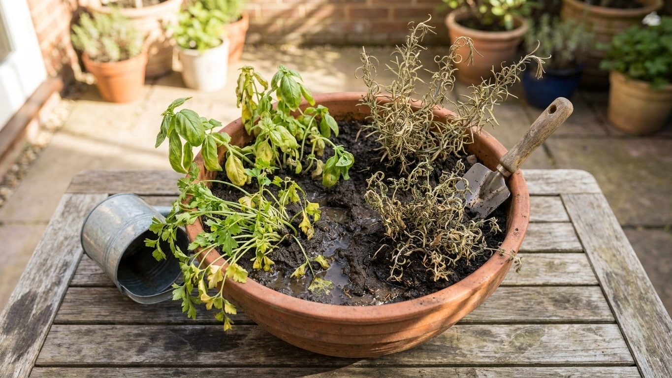 Herbs in Containers: What Actually Goes Wrong
