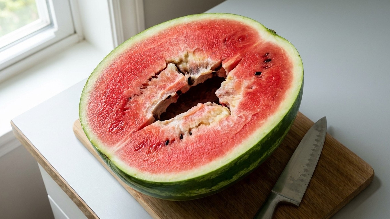 A Watermelon With a Hollow Centre