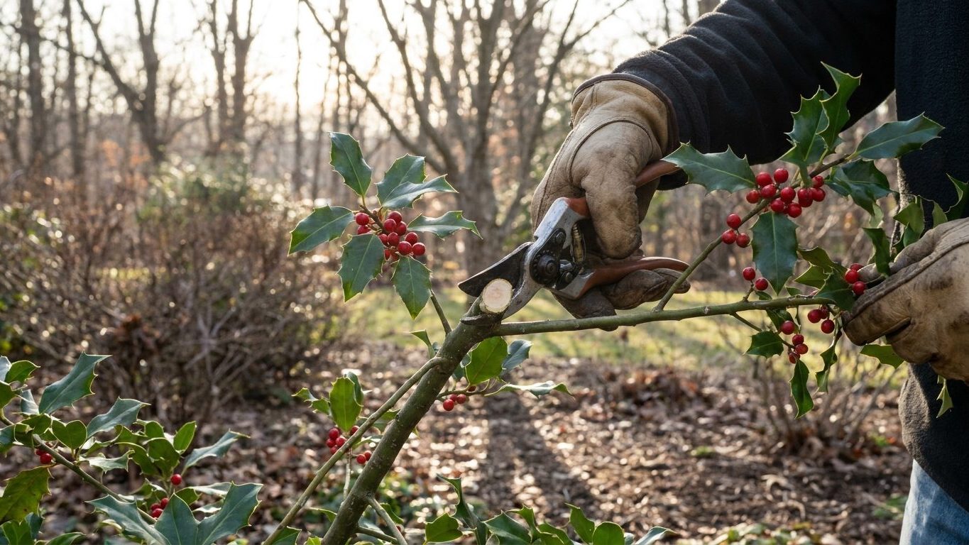 When to Prune Holly, and How Far Back You Can Cut