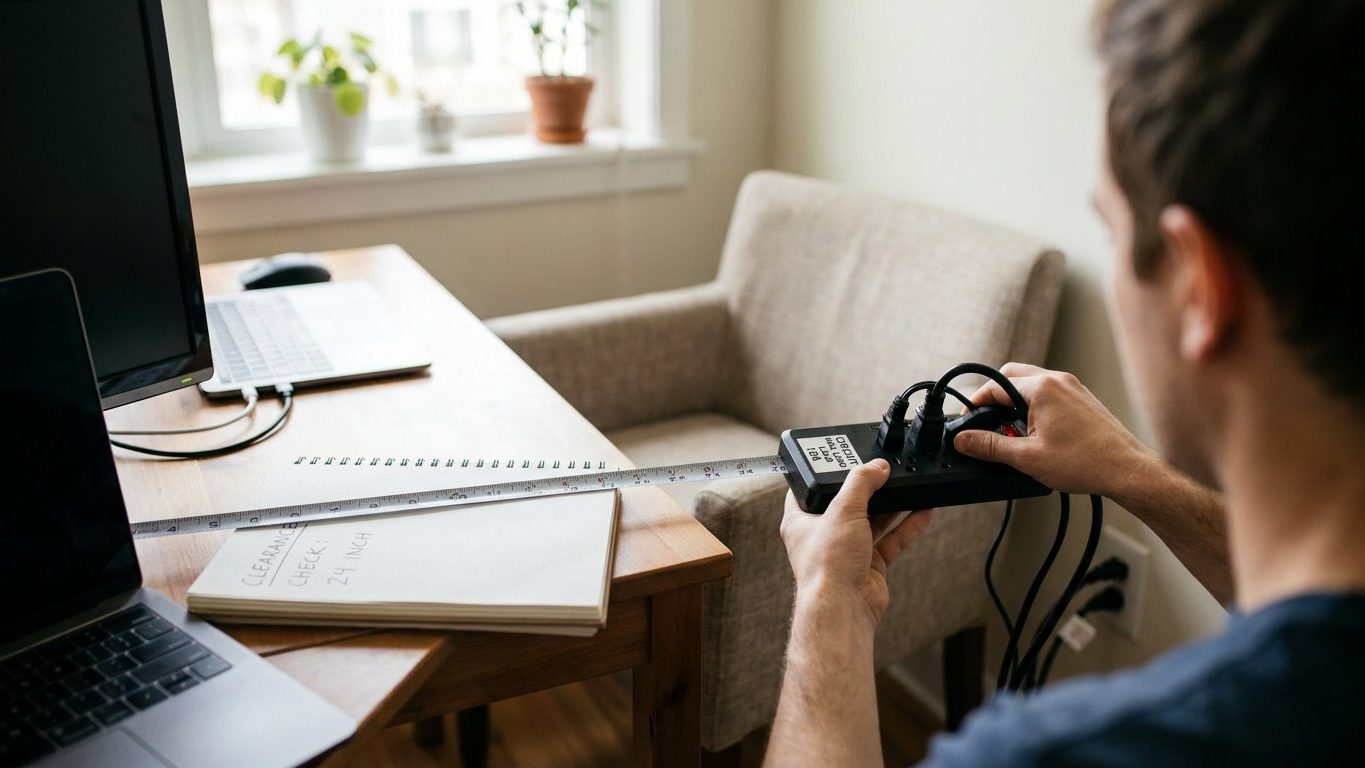 Putting an Office in a Bedroom: Circuits, Load and Clearance