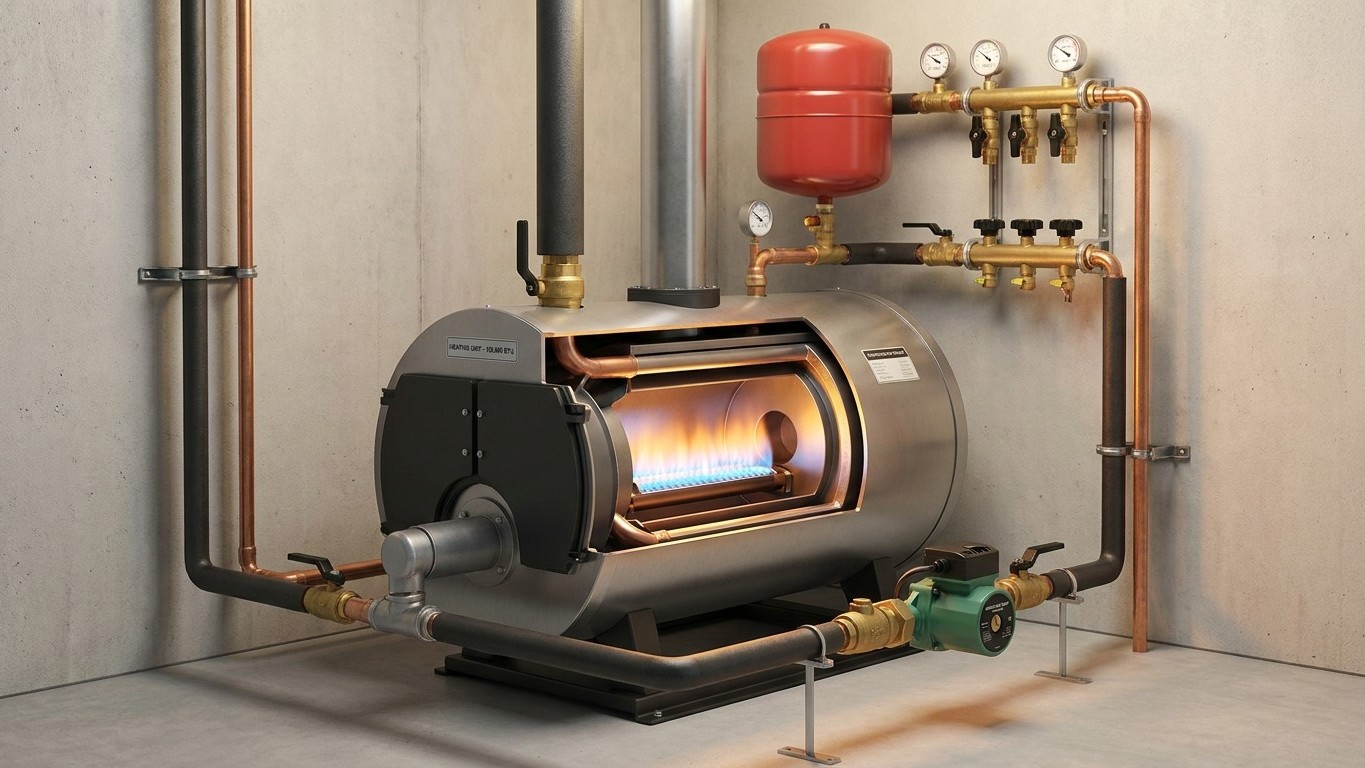 How a Boiler Actually Heats a House