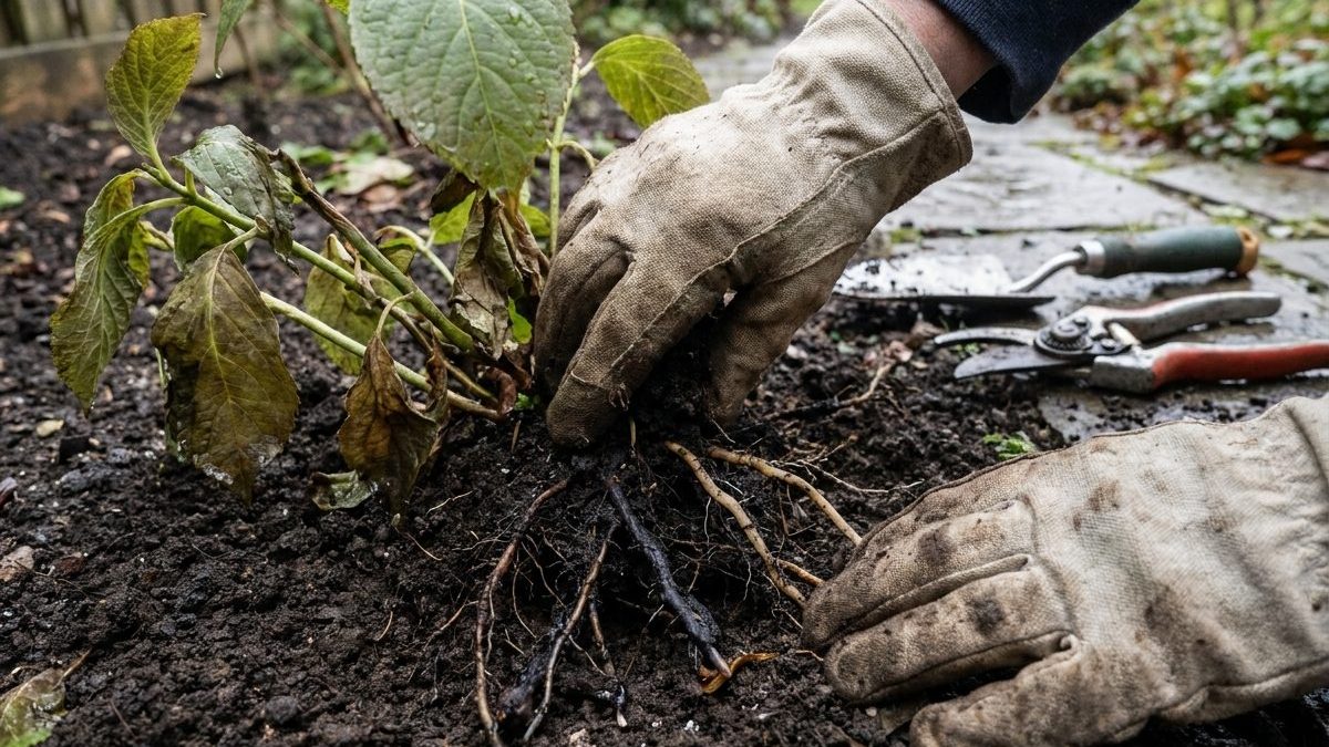 Root Rot in Hydrangeas: When Wet Feet Kill the Plant From Below