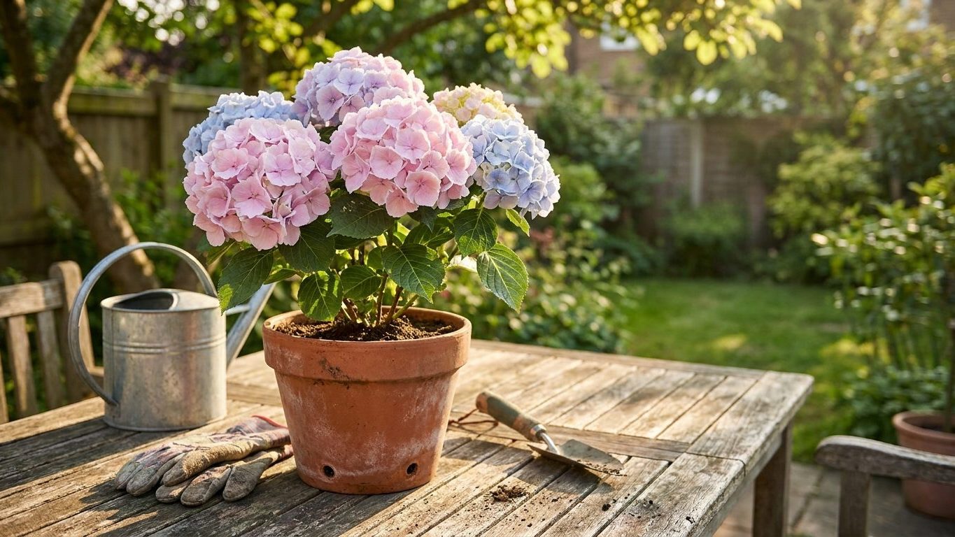 Growing Hydrangeas in Pots