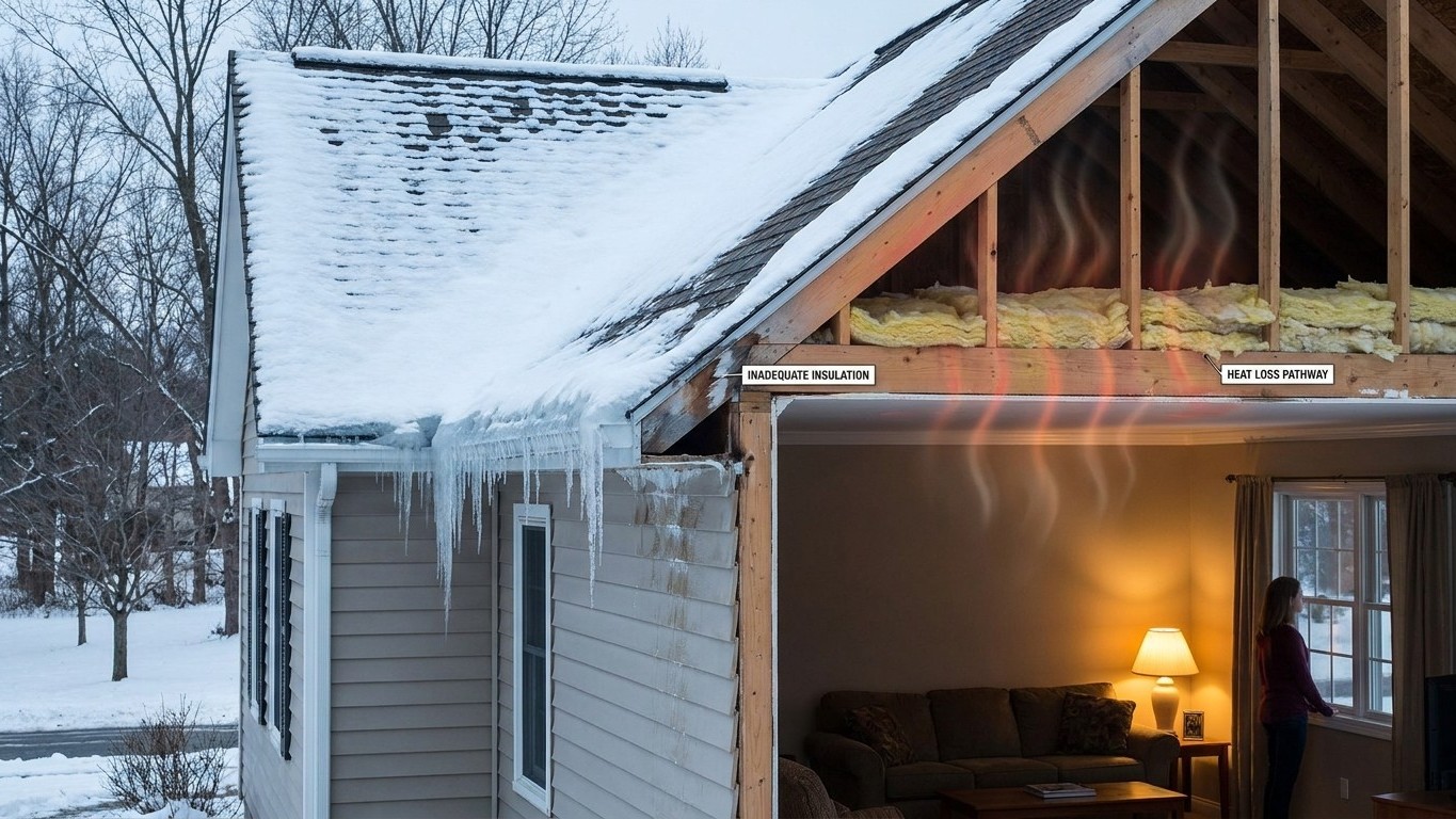 Ice Dams Are an Insulation Problem, Not a Gutter Problem