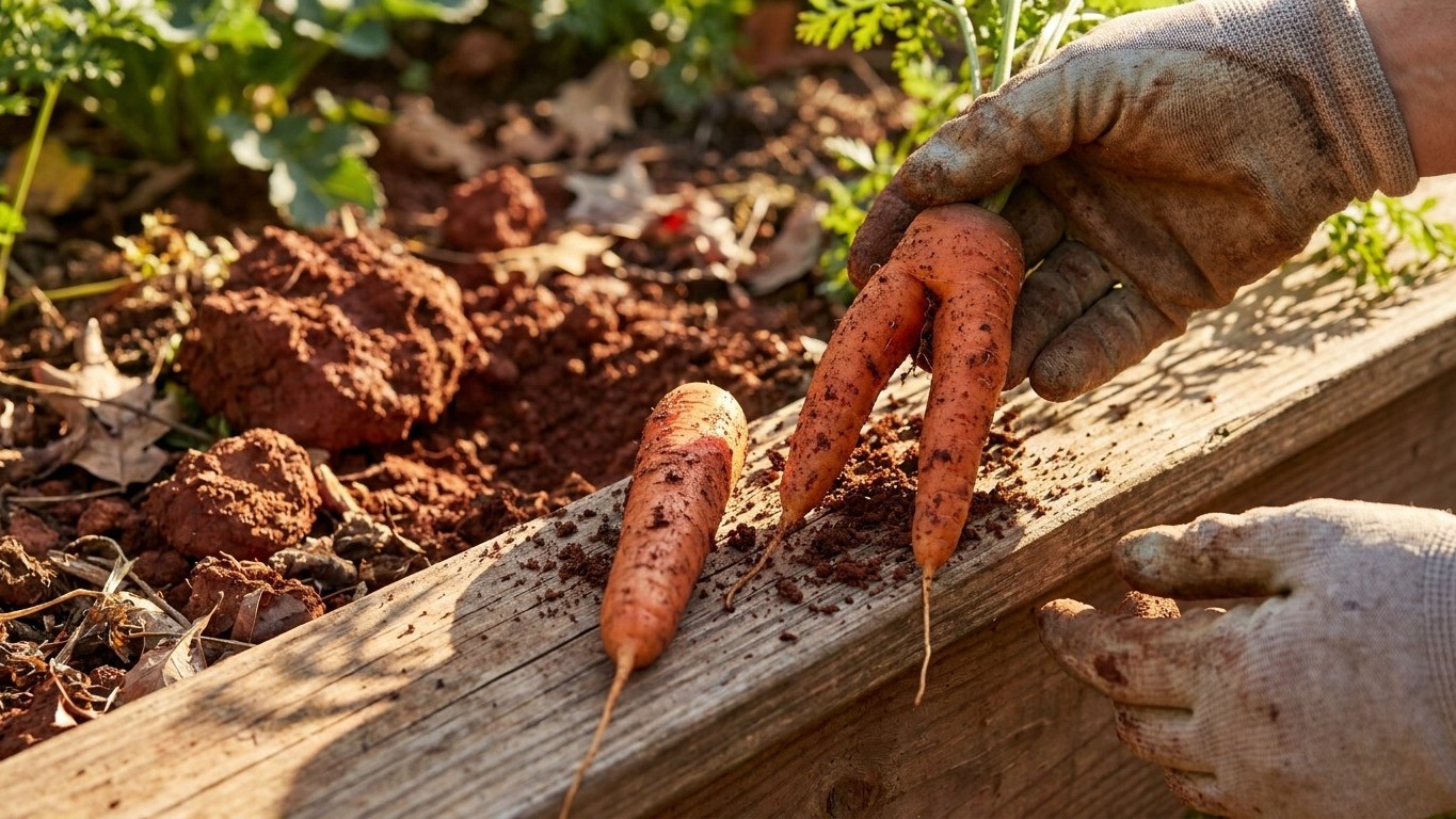Will Carrots Fork in Alabama Soil?