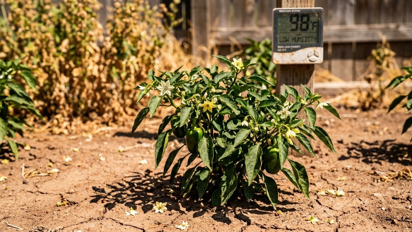 Growing Peppers in Idaho: Fruit Set, Heat and Timing