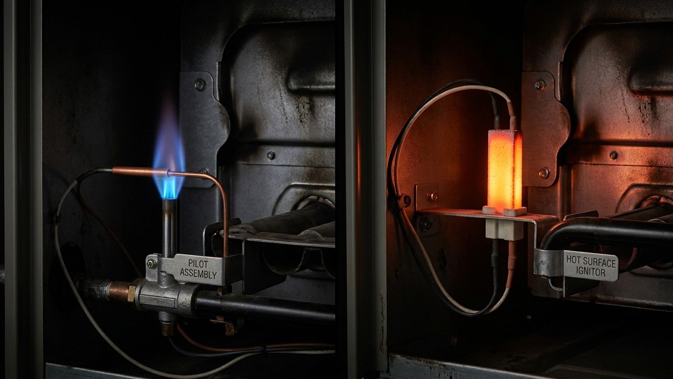 Pilot Light and Hot-Surface Ignitor