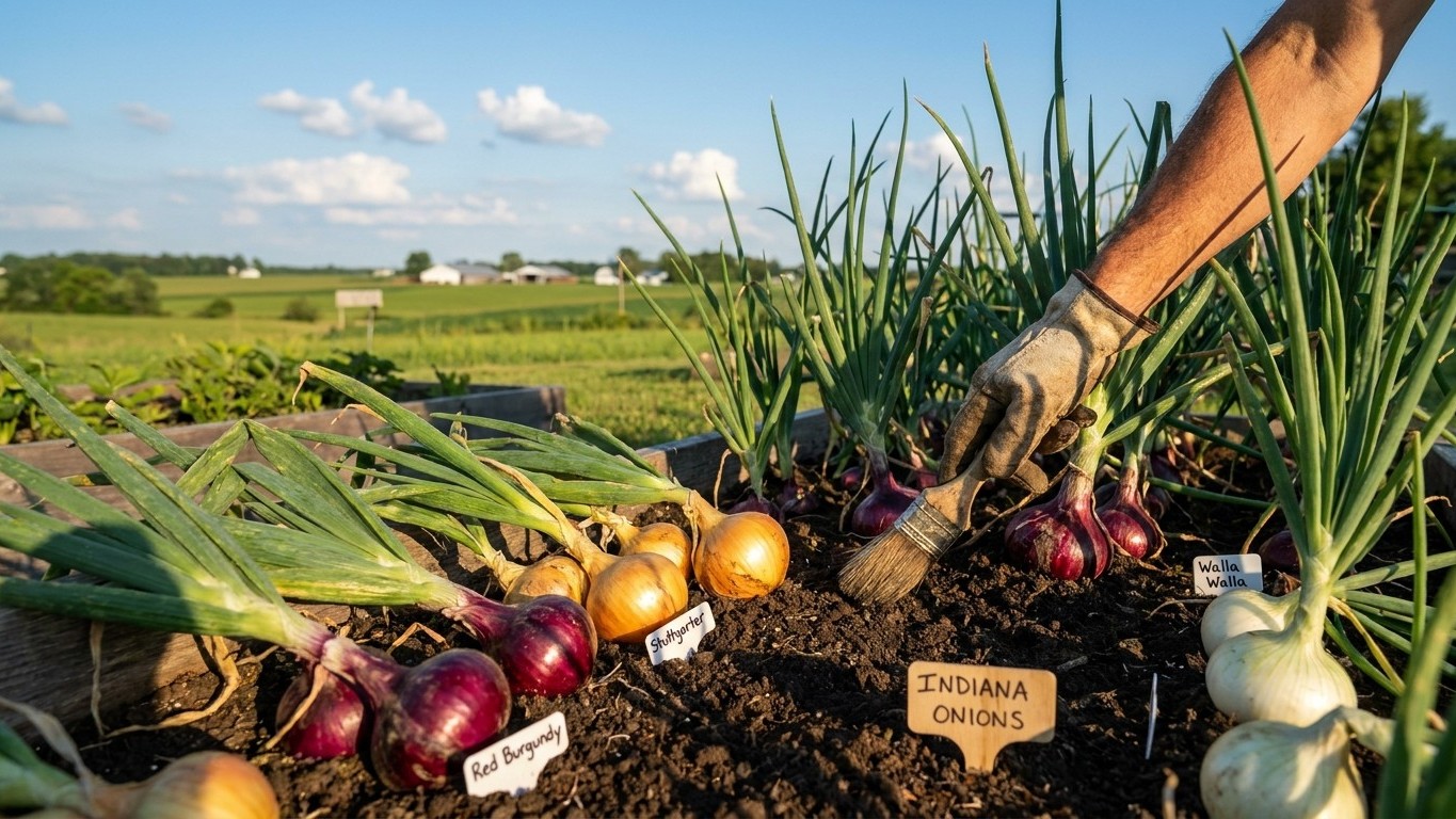 The Best Onion Varieties for Indiana