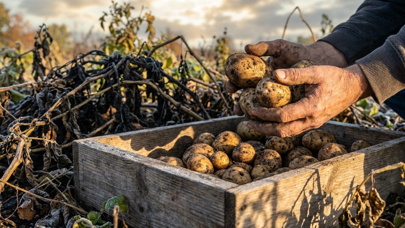 Harvesting and Storing Potatoes in Indiana