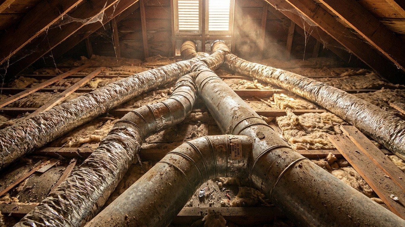 Ducts in an Attic or Crawlspace: Why They Need Insulating