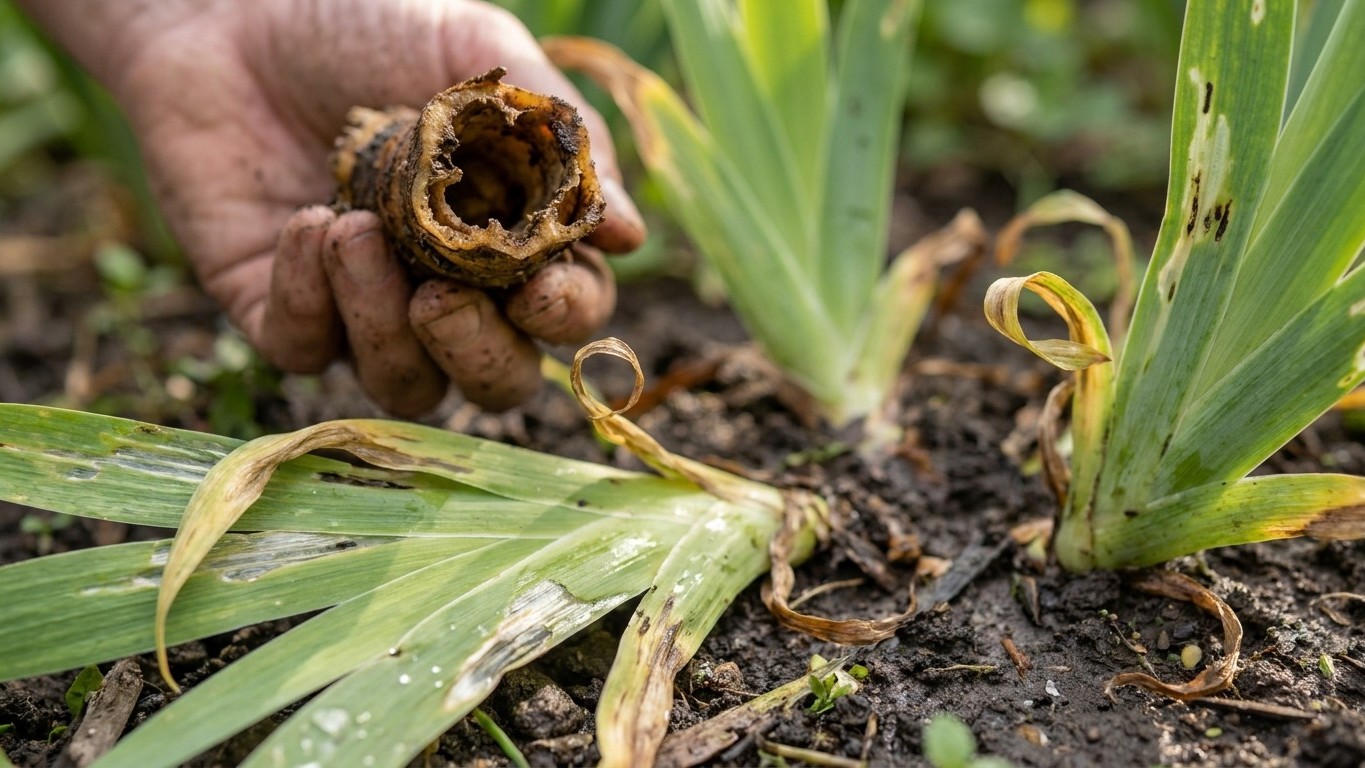 Iris borer in Iowa: When It Shows Up and What Stops It