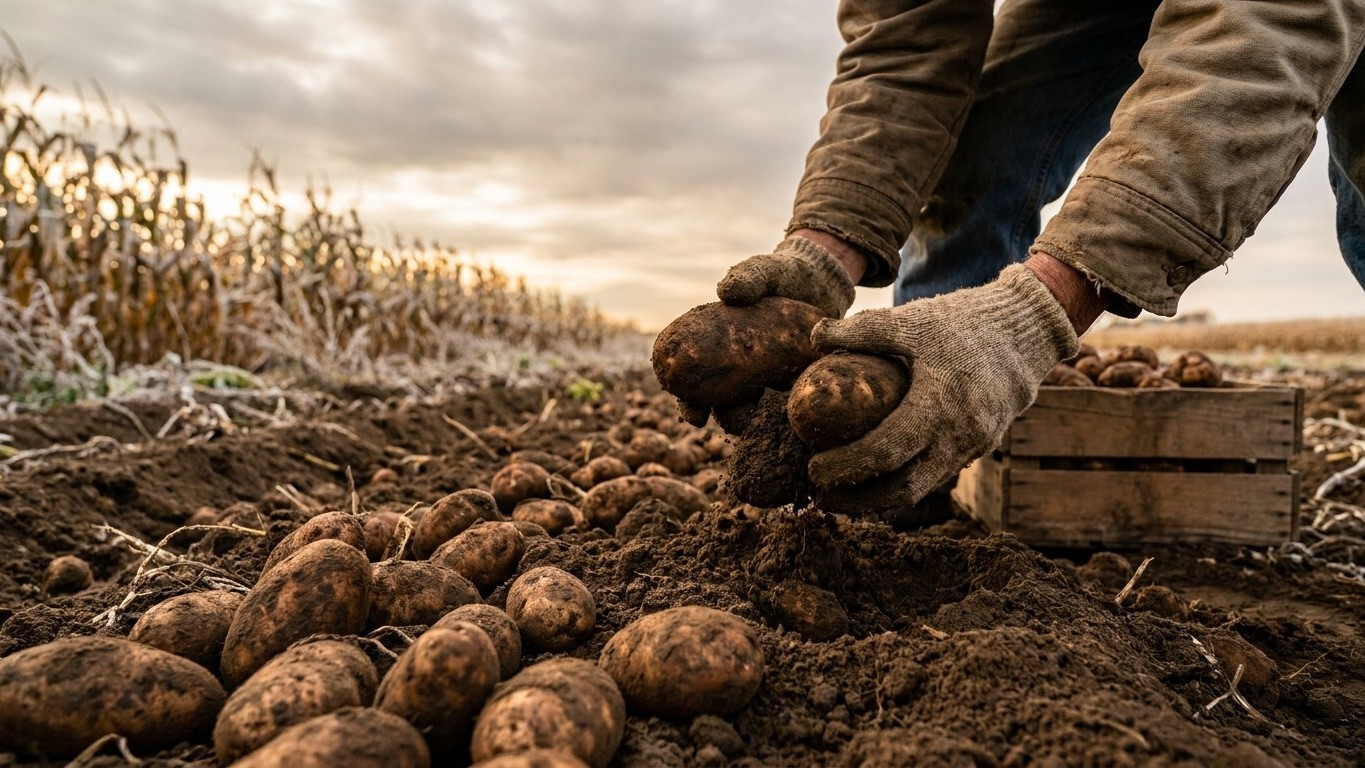 Harvesting and Storing Potatoes in Iowa
