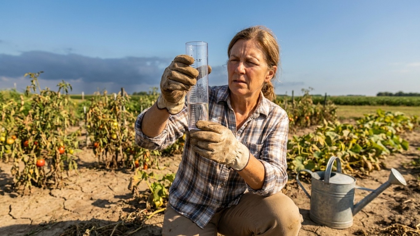 Watering Through a Dry Spell in Iowa