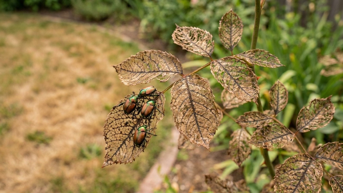 Japanese Beetle Damage: How to Recognise It