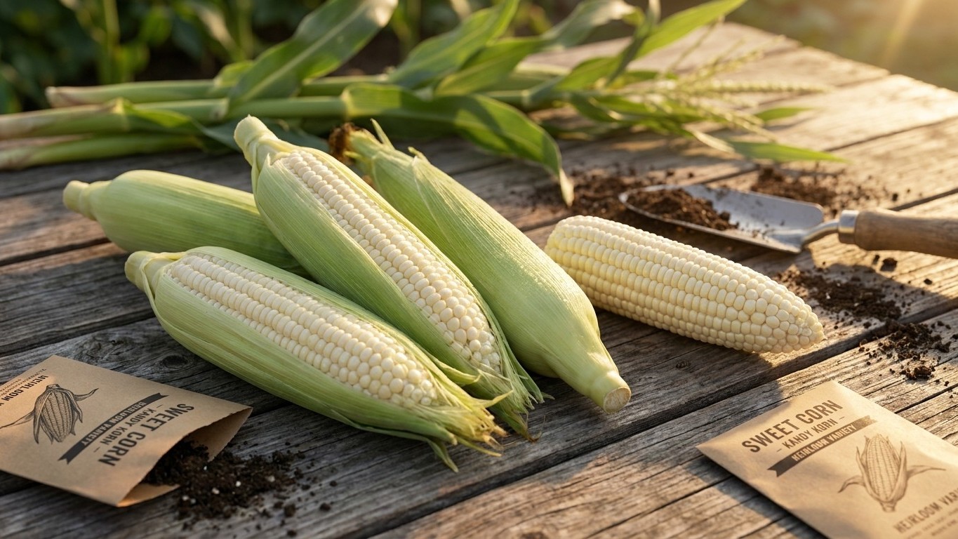 Kandy Korn Sweet Corn: When to Plant It, and What to Do With the White Tomatoes